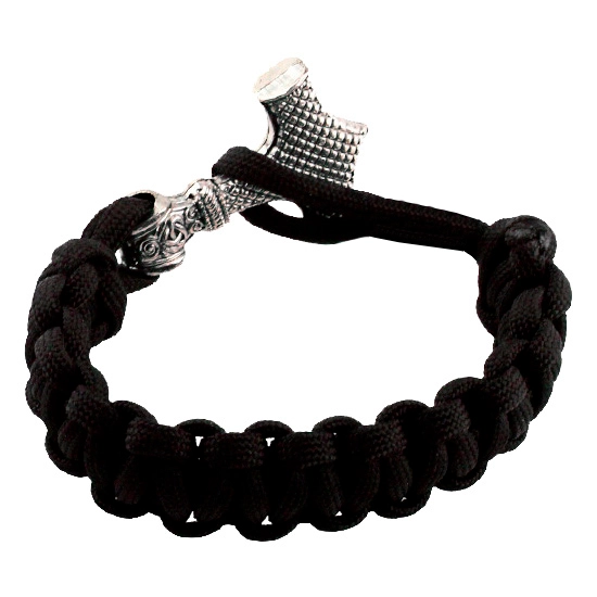 браслет на руку с плетением из паракорда