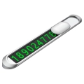 автовізитка з номером телефону для машини