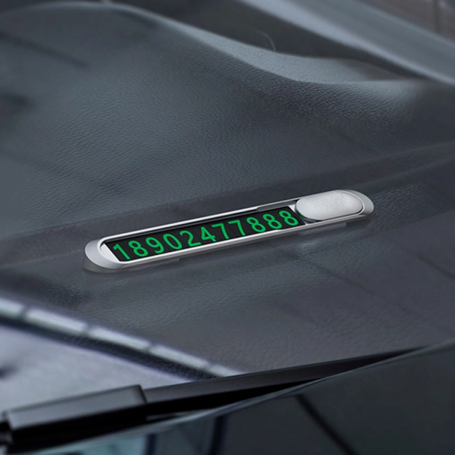 автовизитка с номером телефона для парковки