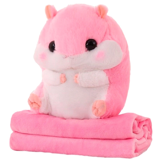 хомяк с пледом 3 в 1