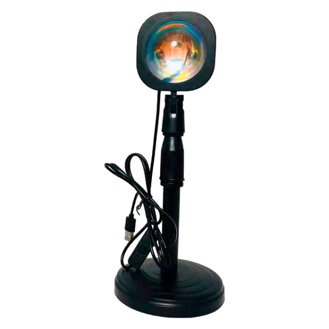 проекційна лампа захід сонця від usb