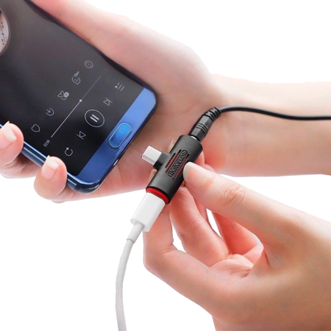 перехідник 2 type c та 3.5 jack aux