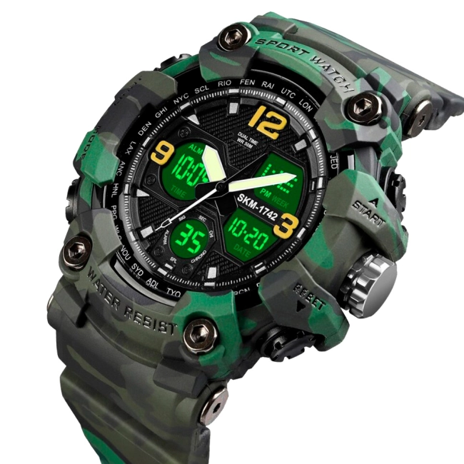 мужские кварцевые наручные часы skmei