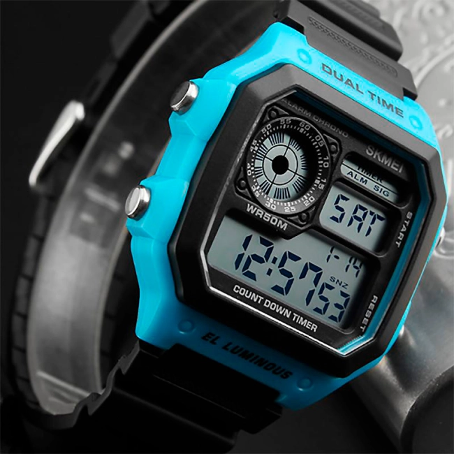 наручные мужские электронные часы skmei