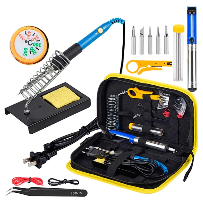 набір з інструментами для паяння