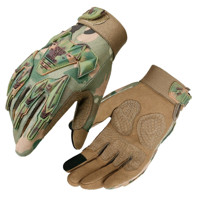 тактические перчатки с защитой пальцев