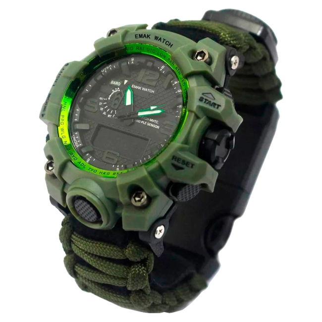 годинник з паракорду з компасом