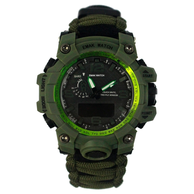 годинник виживання паракордовий