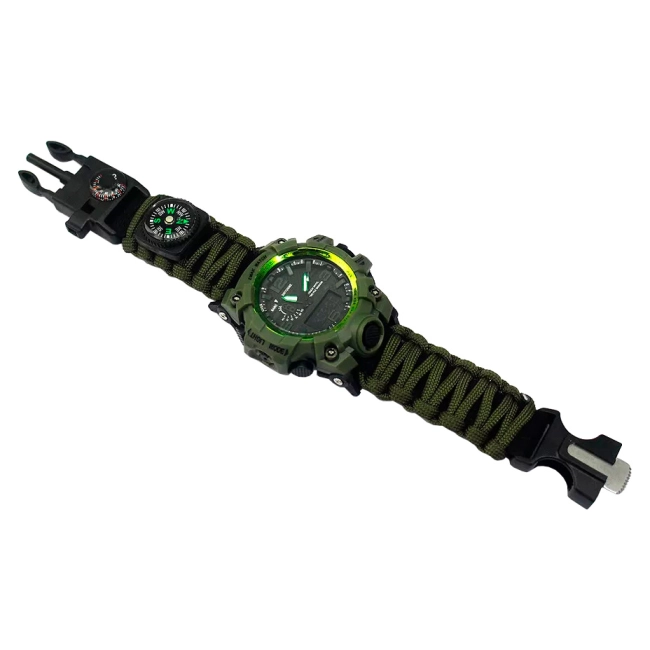 паракордовий годинник для виживання