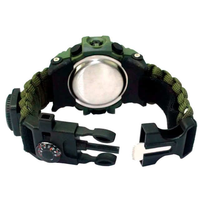 годинник паракордовий з компасом