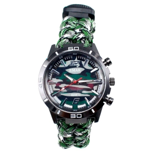 Годинник з компасом для виживання та браслетом з паракорду годинник з компасом для виживання