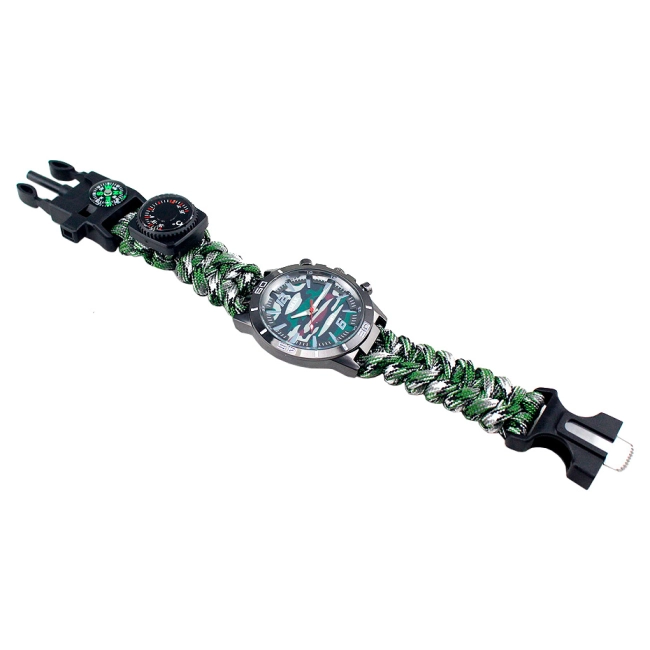 годинник паракордовий з компасом