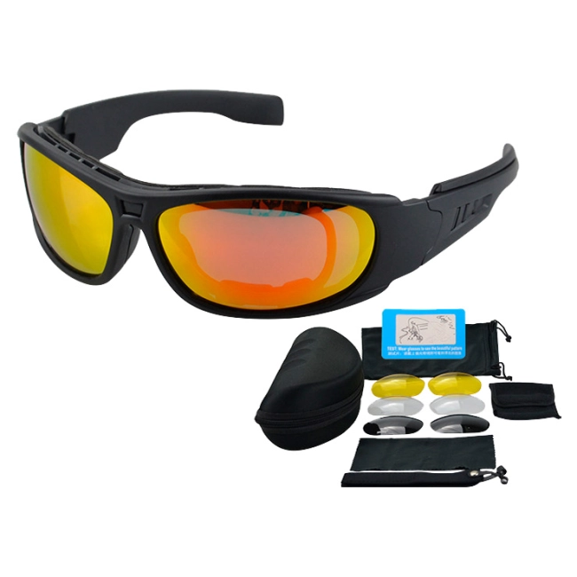 защитные тактические очки со сменными линзами