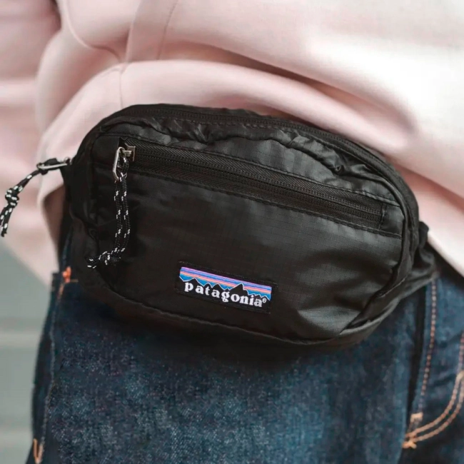 сумка поясная на молнии