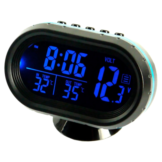часы автомобильные с термометром