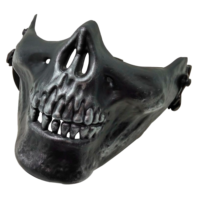 тактическая полумаска для лица череп