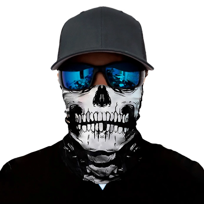 бафф-шарф череп