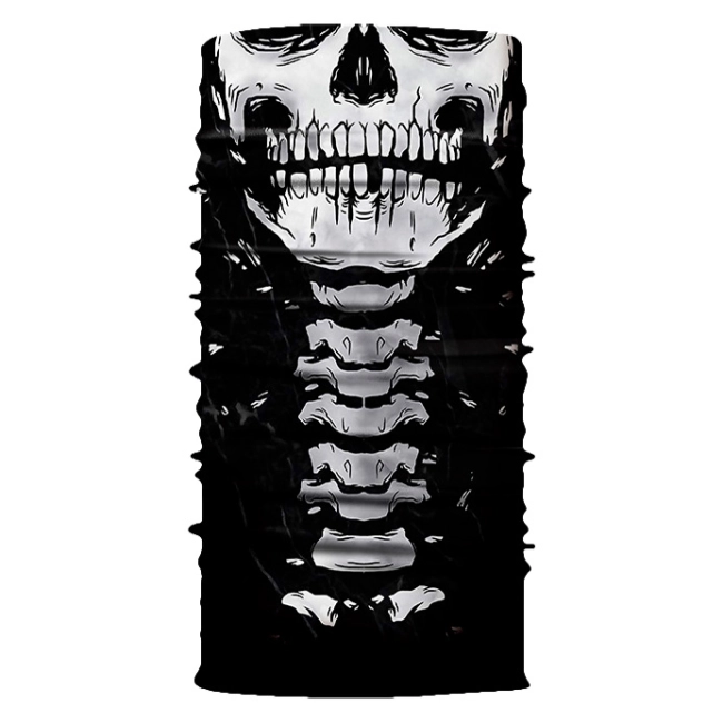 бафф-шарф с черепом