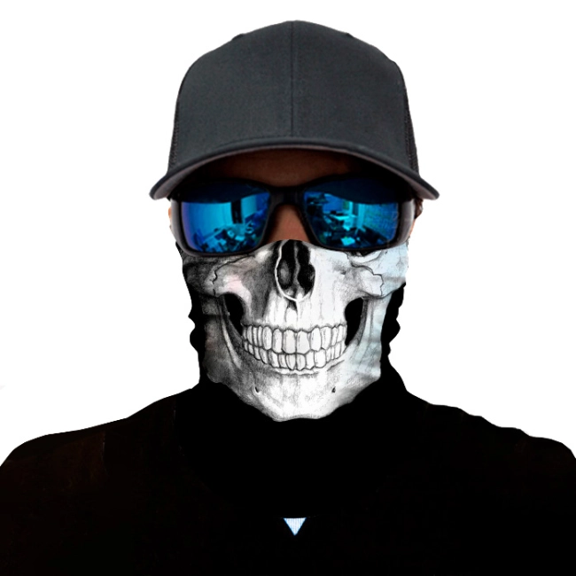 бафф шарф с черепом