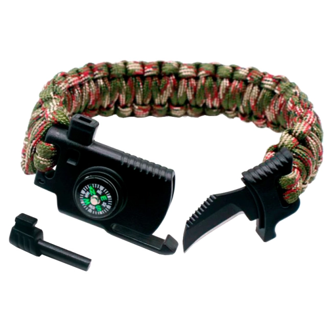 браслет на руку з паракорду для виживання