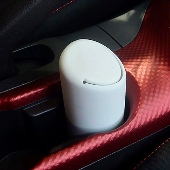 ведро мусорное в авто для подстаканника