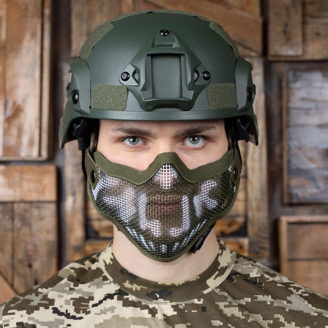 маска тактическая с сеткой