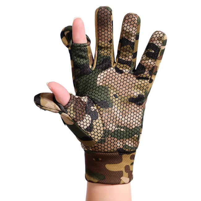 тактичні рукавички теплі камуфляжні