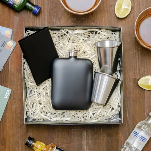 подарочный набор фляга рюмки