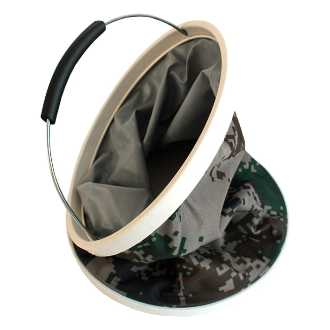 тактическое складное ведро камуфляж