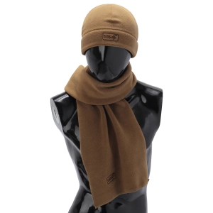 Тактичні шапка та шарф зимові на флісі тактичні шапка та шарф