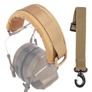 Кавер на оголов'ї тактичних навушників з карабіном кавер на оголов'ї тактичних навушників з карабіном