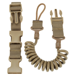 Страховочный спиральный тактический ремешок для пистолета (тренчик) тактический ремешок для пистолета