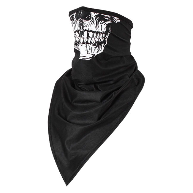 маска-шарф з черепом на обличчя