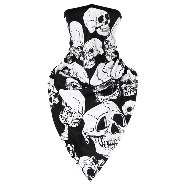шарф труба с черепами