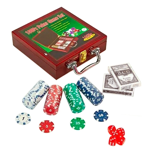 набір для покеру в кейсі