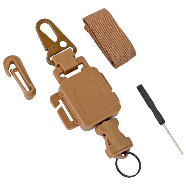 тактический ретрактор для ключей