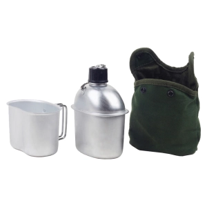Алюминиевая фляга в чехле с кружкой фляга в чехле с кружкой