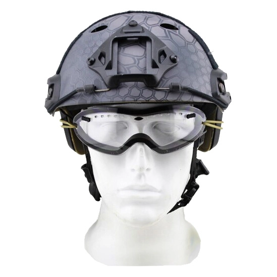 крепление для очков с липучками к шлему