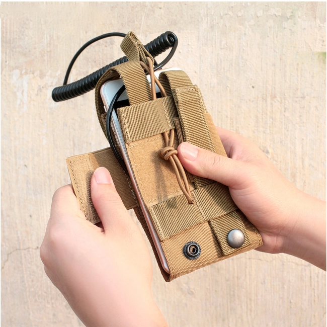 подсумок молле для телефона с повербанком