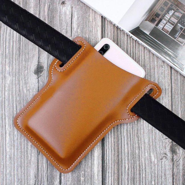 вертикальный чехол для телефона на пояс