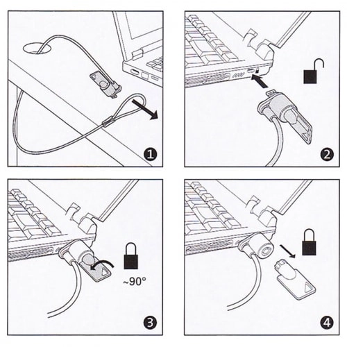 замок на ноутбук