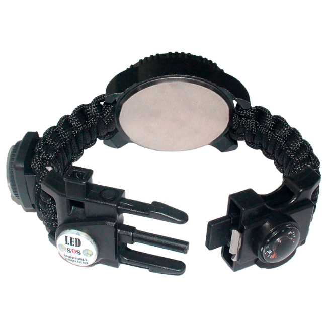 часы тактические с ремешком из паракорда