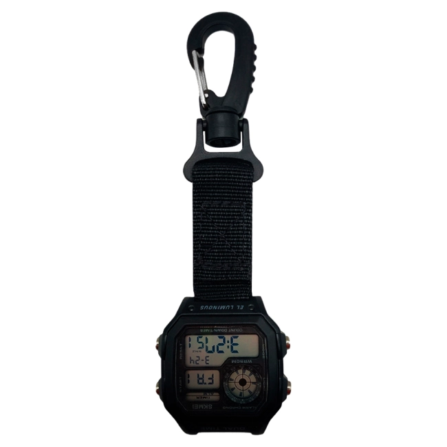 годинник з карабіном цифровий