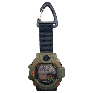 Тактичний годинник цифровий з карабіном годинник цифровий з карабіном