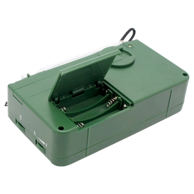 портативное динамо радио с фонариком