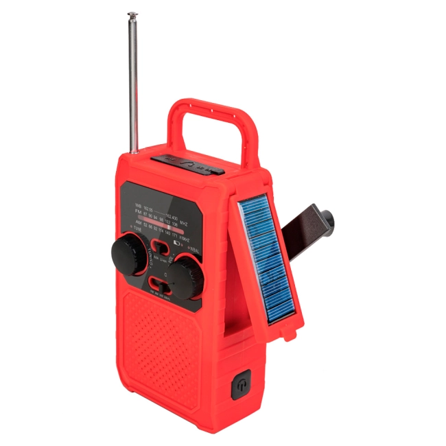 радіоприймач сонячний з динамо