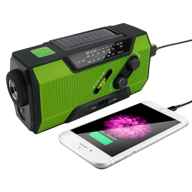 динамо солнечный радиоприемник с фонариком