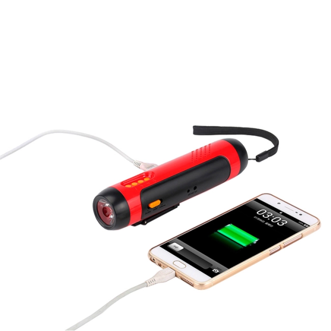 фонарик led с динамо