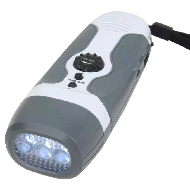 ліхтарик світлодіодний динамо