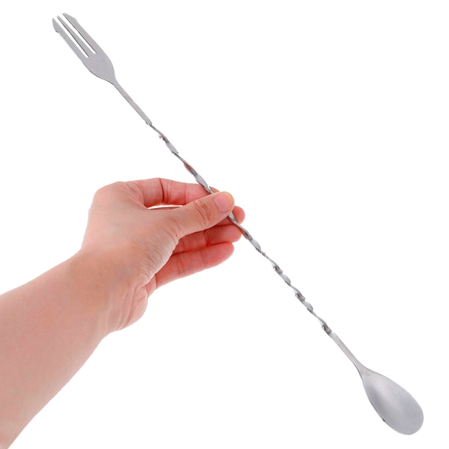 барная ложка вилка